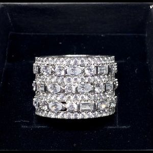 COPY - Ross-Simons CZ Multi Row Eternity Band